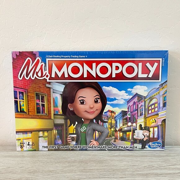 New Ms. Monopoly Game The First Game Where Women Make More Than Men Sealed - Picture 1 of 8